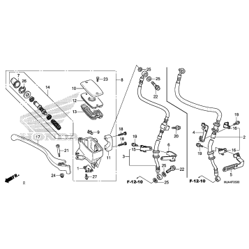 FRONT BRAKE MASTER       CYLINDER (1)