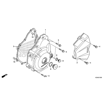 LEFT CRANKCASE COVER