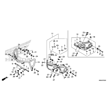 FRONT SIDE PIPE@SKID     PLATE