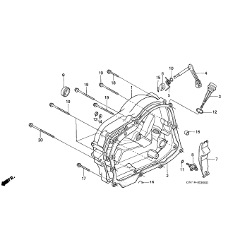 RIGHT CRANKCASE COVER
