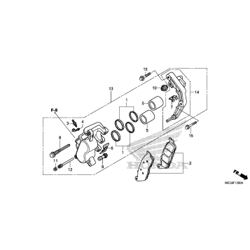 FRONT BRAKE CALIPER (1)