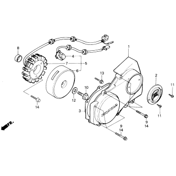 LEFT CRANKCASE COVER