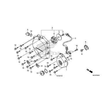 RIGHT CRANKCASE COVER