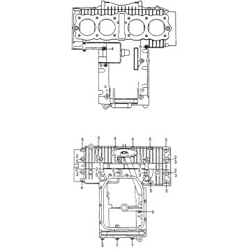 BOLT + WASHER (CRANKCASE)