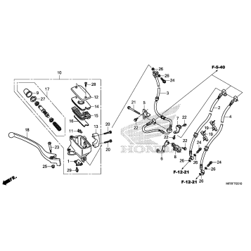 FRONT BRAKE MASTER       CYLINDER (2)