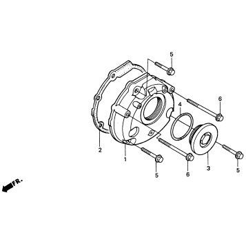 LEFT CRANKCASE COVER