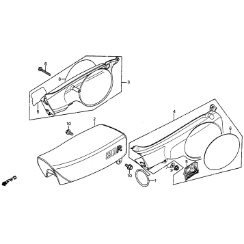 SEAT + SIDE COVER 80-81