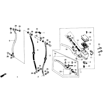 FRONT BRAKE MASTER CYLINDER