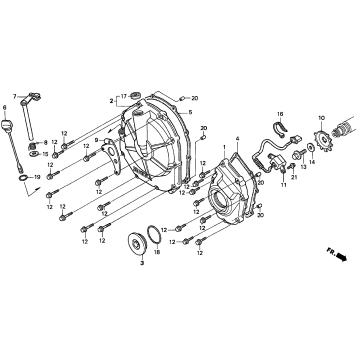 RIGHT CRANKCASE COVER