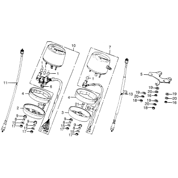 SPEEDOMETER + TACHOMETER