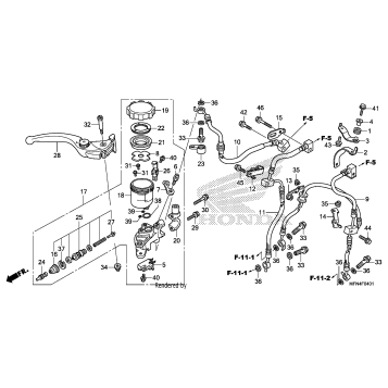 FRONT BRAKE MASTER CYLINDER (2)