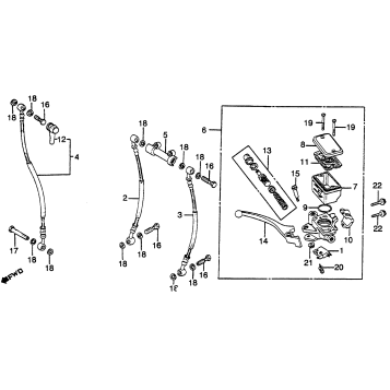 FRONT BRAKE MASTER CYLINDER