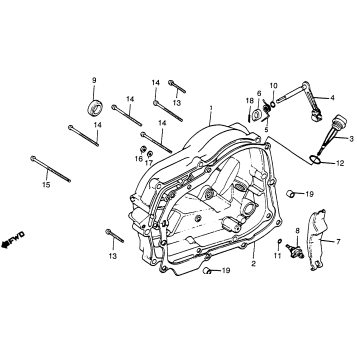 RIGHT CRANKCASE COVER