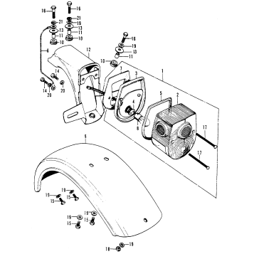 TAILLIGHT + REAR FENDER