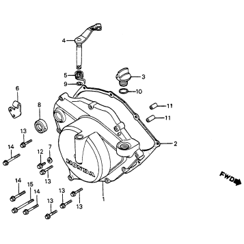 RIGHT CRANKCASE COVER 82