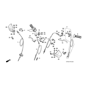 HANDLE LEVER + CABLE