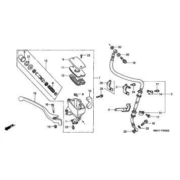 FRONT BRAKE MASTER CYLINDER