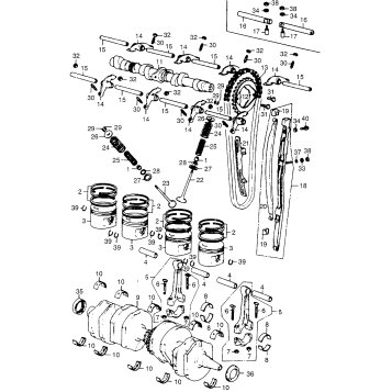 CAMSHAFT + CRANKSHAFT