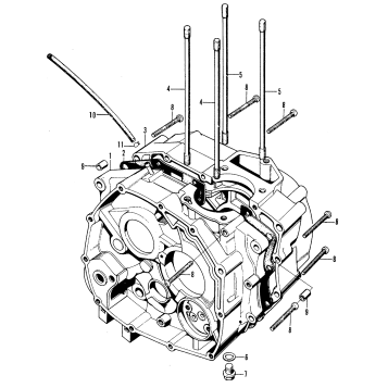 RIGHT & LEFT CRANKCASE