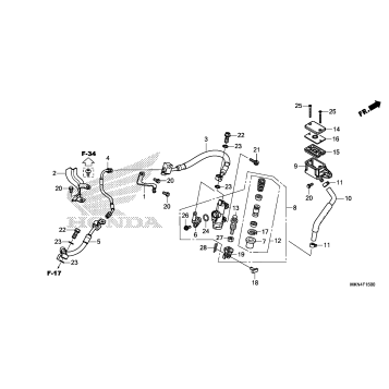 REAR BRAKE MASTER        CYLINDER (1)