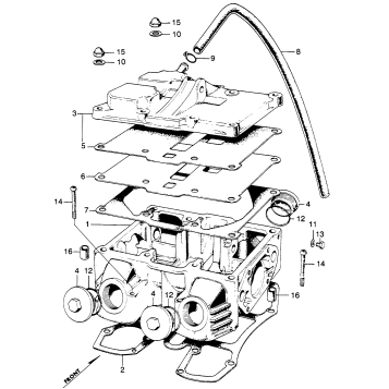 CYLINDER HEAD COVER + CAM CASE