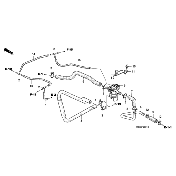 AIR INJECTION CONTROL VALVE ('04-'07,AC)