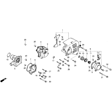 LEFT CRANKCASE COVER