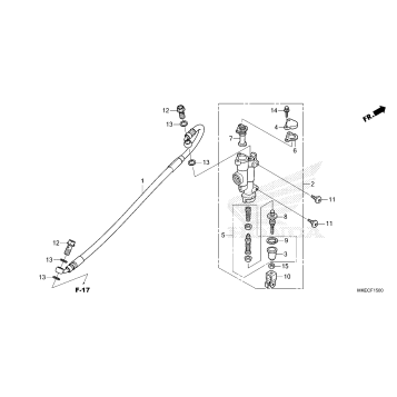 REAR BRAKE MASTER        CYLINDER