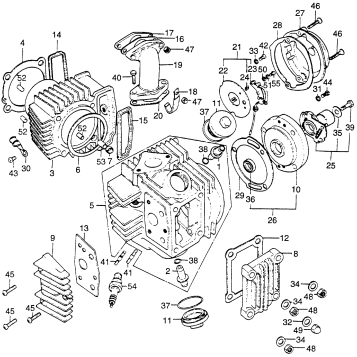 CYLINDER + CYLINDER HEAD