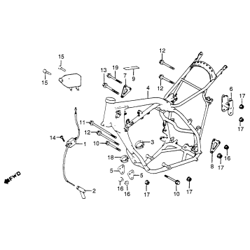 FRAME + IGNITION COIL 81