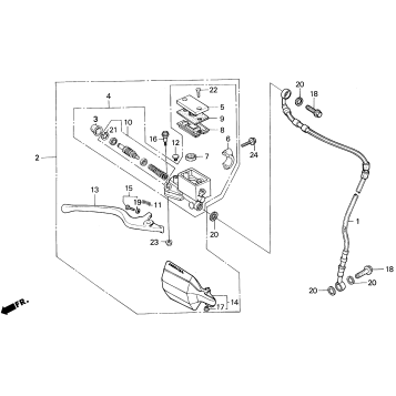 FRONT BRAKE MASTER CYLINDER