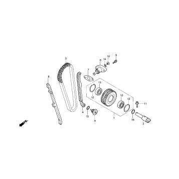 CAM CHAIN + TENSIONER