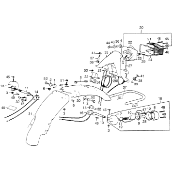 REAR FENDER + TAILLIGHT + RIGHT REAR TURN SIGNAL