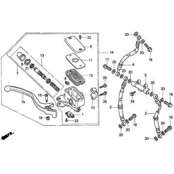 FR. BRAKE MASTER CYL