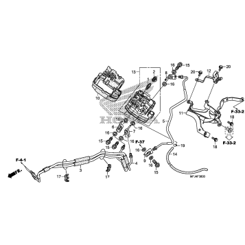 FRONT VALVE UNIT (CBR600RA)