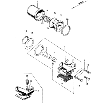 OIL FILTER + OIL PUMP