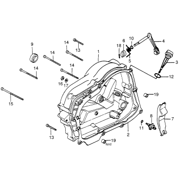 RIGHT CRANKCASE COVER