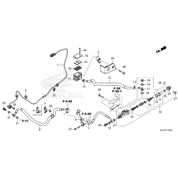 REAR BRAKE MASTER        CYLINDER
