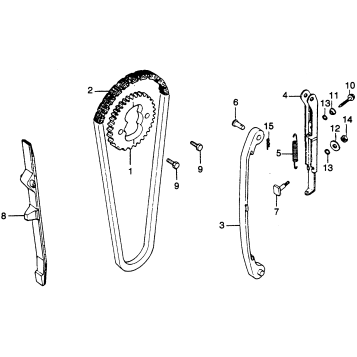 CAM CHAIN + TENSIONER