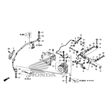 REAR VALVE UNIT (CBR600RA)
