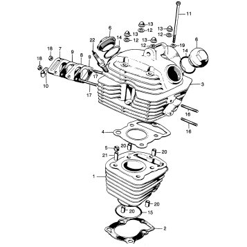 CYLINDER + CYLINDER HEAD