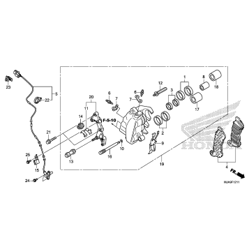FRONT BRAKE CALIPER (2)