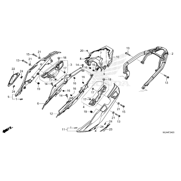 SIDE COVER@REAR CARRIER  (CRF1100A/D)