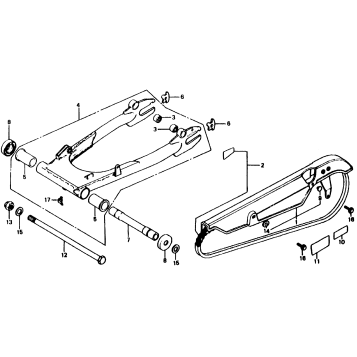 SWINGARM + CHAIN CASE 79