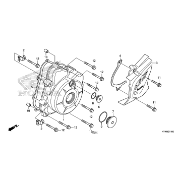 LEFT CRANKCASE COVER