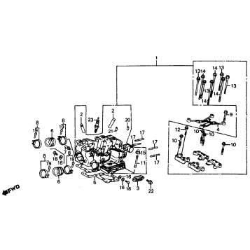 REAR CYLINDER HEAD 86