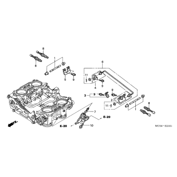 THROTTLE BODY (COMP.)