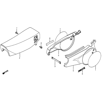 SEAT + SIDE COVER 80