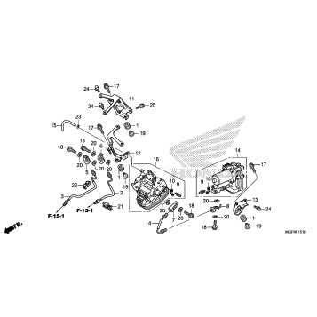 REAR POWER UNIT@REAR     VALVE UNIT