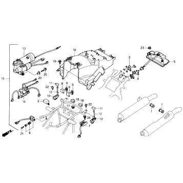 REAR FENDER B SET 90